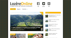 Desktop Screenshot of lozere-online.com