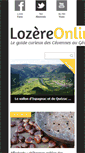 Mobile Screenshot of lozere-online.com